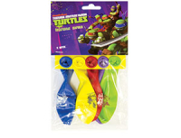 Шар (12"/30см) Черепашки-Ниндзя, ассорти, 5 шт.