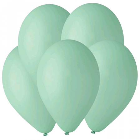 Шар (5"/13см) Аквамарин (50), Пастель, 100 шт.