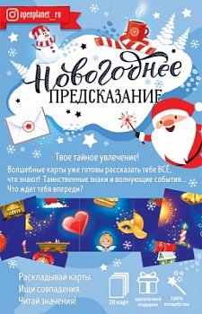 Набор "Пасьянс Новогоднее предсказание", 1 шт.