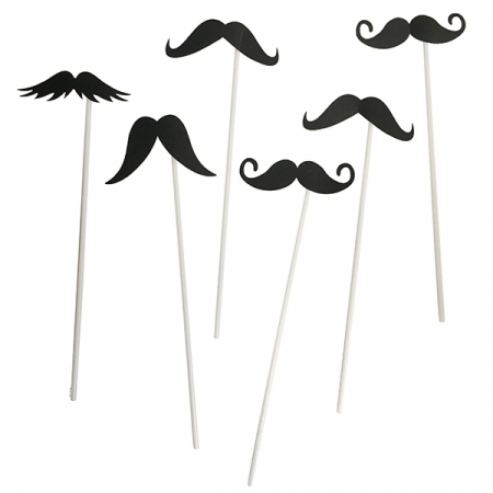 Набор для фотосессии, "Усы", 6 шт.