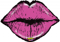 a61ef931_aa4a_4ec7_9766_bc1e304b05d2_d5f19851_6be3_11ec_9226_3cecef035c95 Шар (30''/76 см) Фигура, Губы, Розовый, 1 шт.