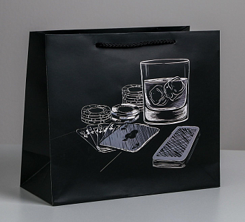 Пакет подарочный (27*23*11,5см), Hobby, 1 шт.