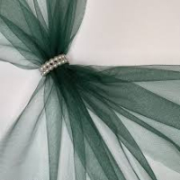 Фатин с блестками (5,5см*15ярд), Темно-зеленый (35), 1 шт.