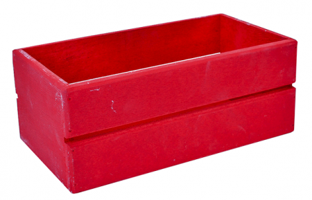 Ящик под оазис рейка (25*13*10 см), красный, 1 шт.
