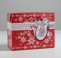 Пакет-коробка (23*18*11см), С Новым годом!, 1 шт.