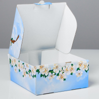 Коробка пенал (15*15*7 см) С Днём Великой Победы!, 1 шт.