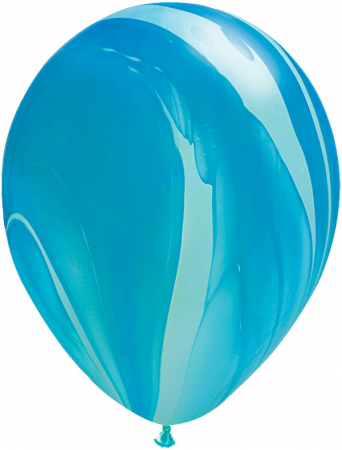 Шар (11"/27см) Супер Агат Blue, 5ст., 25 шт.