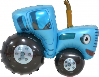 66 Шар (42''/107см) Фигура, Синий трактор, 1 шт. в уп.