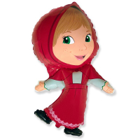 12 Шар (14''/36см) Мини-фигура, Красная шапочка, 1 шт.