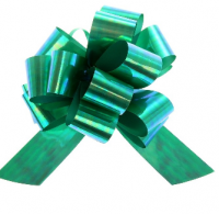 Бант-шар (3см), Зеленый, перламутр, 1 шт.