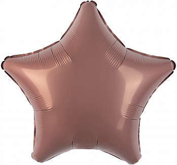 Шар (19"/48см) Звезда, Мокко, 1 шт.