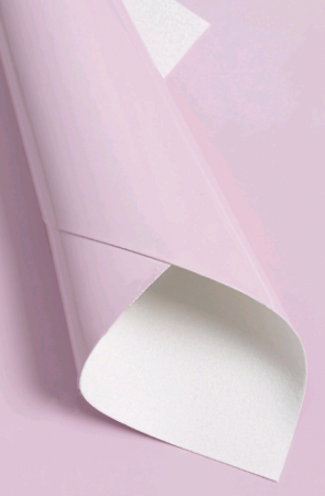 Кожзам гладкий (А4), светло-розовый, 1 шт.