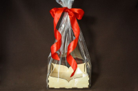 Пакет с фанерным дном №2 (15*15*5) Фанера 3мм, неокраш. Высота пакета 60см. 1 шт. (уценка)