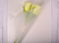 Пленка (60см*60см) прозрачная полоса 16см серый 1шт.