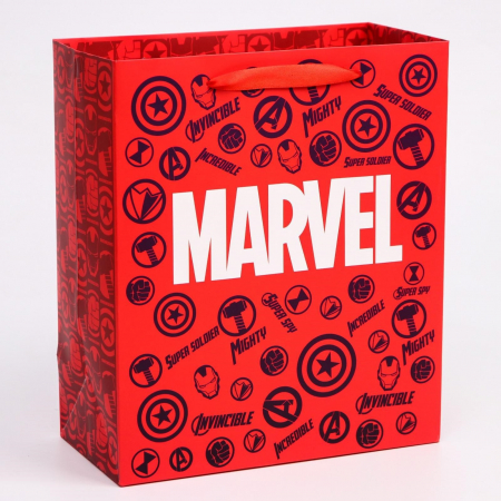 Пакет подарочный (23*27*11,5см), MARVEL, Мстители, 1 шт.