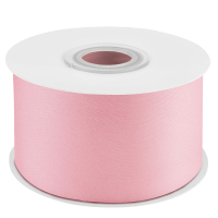 Лента атласная (3,8см*22,85м) Светло-розовый, 1 шт.