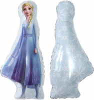 Шар (32''/80 см) Фигура, Холодное сердце, Эльза, 1 шт.