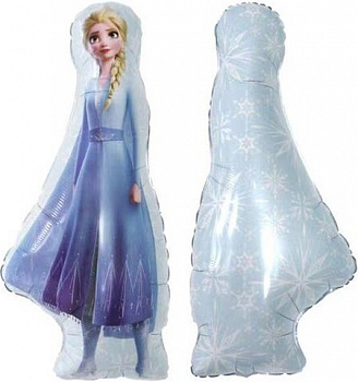 Шар (32''/80 см) Фигура, Холодное сердце, Эльза, 1 шт.
