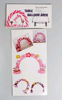 Стойка для гирлянды из воздушных шаров (3 м) с держателем, 1 шт.