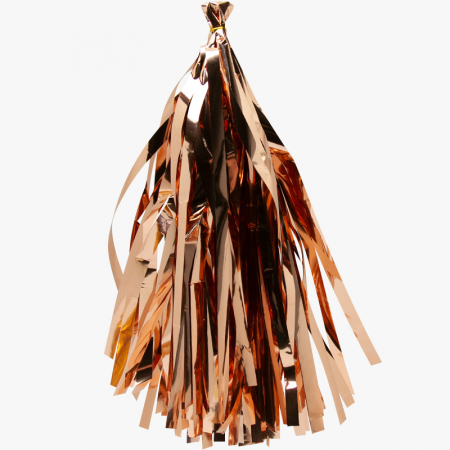 Гирлянда Тассел, Розовое золото, фольга, 3 м, 12 листов.