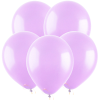 Шар (12"/30см) Сиреневый, Пастель, 12 шт.