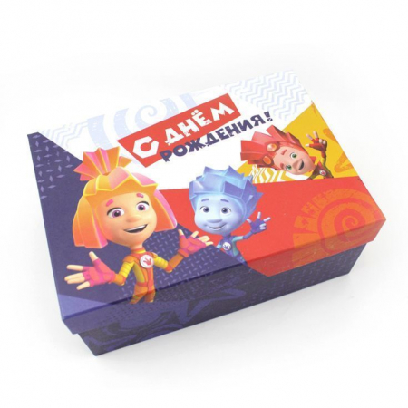 Коробка прямоугольная (23*16*9,5см), Фиксики, 1 шт.