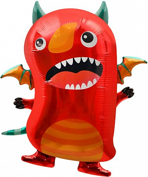 Шар (28''/71см) Фигура, Монстрик Рио, Красный, 1 шт. Шар (28''/71см) Фигура, Монстрик Рио, Красный, 1 шт.