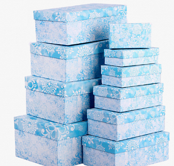 Коробка прямоугольная (20х13х7,5см), Сказка, 1 шт.