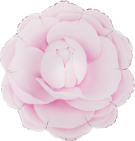 Шар (19''/48см) Цветок, Камелия, Розовый, 1 шт.