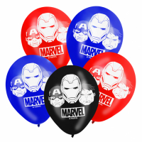 Шар (12"/30см) Marvel, Мстители, Ассорти, 25 шт.