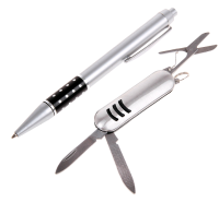 Набор подарочный 2в1 (ручка, нож 3в1), 1 шт.