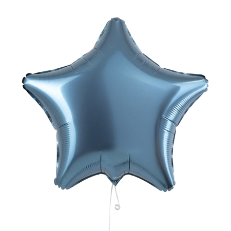 Шар (19"/48см) Звезда, Сизый, 1 шт.