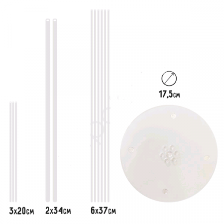 Настольный фиксатор для букета из шаров, 1 шт.