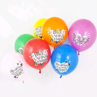 Шар (12''/30см) Любовь с первого лайка (#Like #романтика #сердце), Ассорти, пастель, 2 ст, 50 шт.