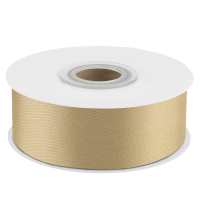 Лента атласная (2,5см*22,85м) Золото, 1 шт.