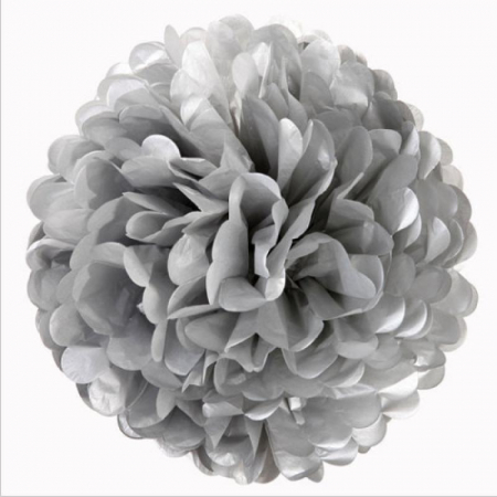 Помпон, Серебро (20''/51см), 1 шт.