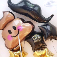 Шар (22''/56 см) Фигура, Шоколадное мороженое, 1 шт.