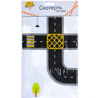 Скатерть п/э (130*180 см), Машинки, 1 шт.