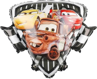 Шар (27''/70см) Фигура, Тачки, Герб Радиатор-Спрингс, 1 шт.