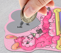 Валентинка со скретч слоем (10*10 см), «Только для тебя», лама, 1 шт.