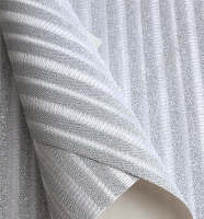 Кожзам (А4), Соты, полоски, серебро (2), 1 шт.