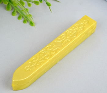 Сургуч для печати, Желто-зелёный, 1 шт.