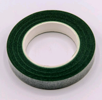 Лента Тейп для цветов (12мм*22,85м), Тёмно-зелёная, 1 шт.