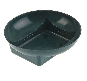 Пластиковый контейнер, 15 см, зеленый, 1 шт.