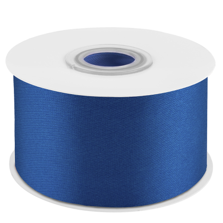 Лента атласная (3,8см*22,85м) Синий, 1 шт.