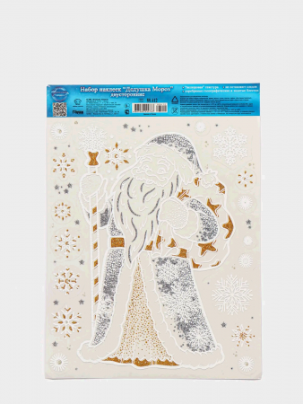 Оформительская наклейка, "Дедушка Мороз", 1 шт.