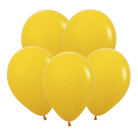 Шар (18''/45см) Медовый желтый (021), Пастель, 5 шт.