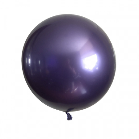 Шар (18"/45cм) Сфера, Фиолетовый, хром, 1 шт.