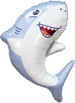 Шар (33''/84см) Фигура, Акула, 1 шт.