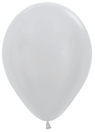 Шар (5''/13см) Серебро (481), Перламутр, 100 шт. 